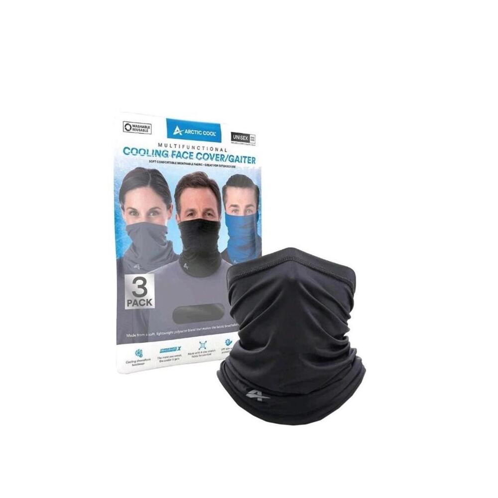 Arctic Cool Cooling Towel & Gaiter 3pk Unisex New Sealed UPF 50+ Sun Protection